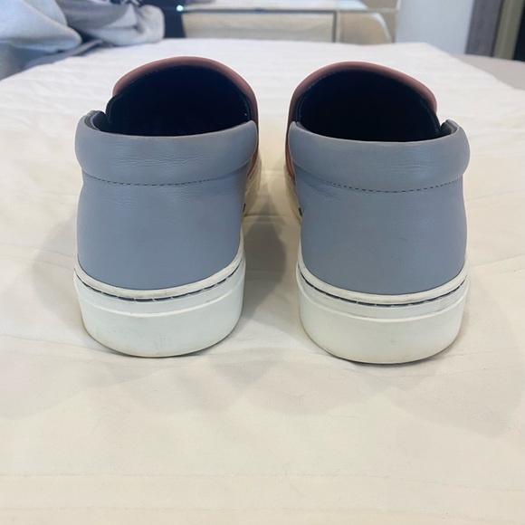 FENDI Monsters Motif Leather Sneakers US8 - Picture 5 of 8